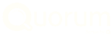 Quorum logo white